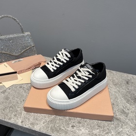 Miumiu 2023 весна-лето новинки туфли на толстой подошве Верх： ове