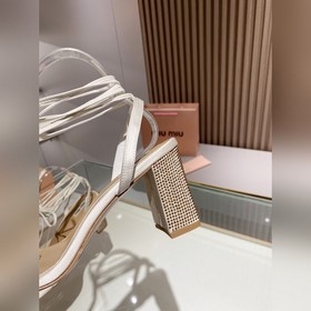 Высочайшее качество Miu Новая модель 2023 года — босоножки на выс