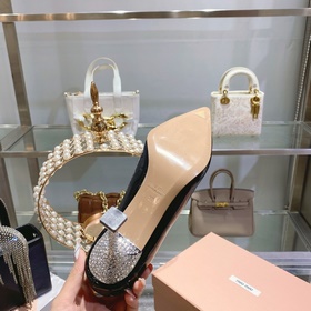 Новые весенние туфли Miu, модный аксессуар, популярный элемент мо