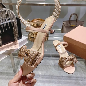 Обновленная модель miumiu весна-лето 2023. Эти сандалии действите