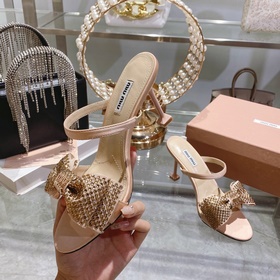 Обновленная модель miumiu весна-лето 2023. Эти сандалии действите