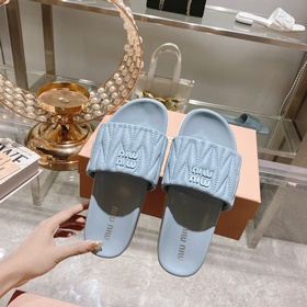 Miu*Miu 2023 весенне-летняя коллекция модных тапочек 1：1, мгновен