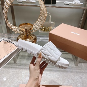 Miu*Miu 2023 весенне-летняя коллекция модных тапочек 1：1, мгновен