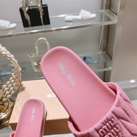 Miu*Miu 2023 весенне-летняя коллекция модных тапочек 1：1, мгновен