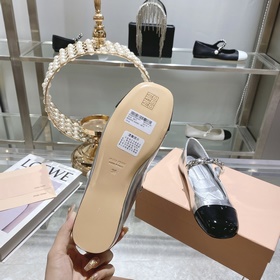 Сандалии 300, обновленная версия miumiu 23, новая модель с тонким