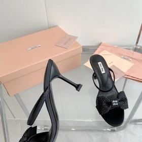 Модные сандалии miumiu весна-лето 2023 года из высококачественног