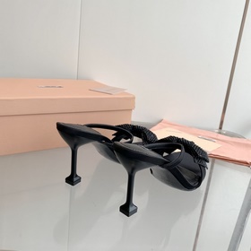 Модные сандалии miumiu весна-лето 2023 года из высококачественног