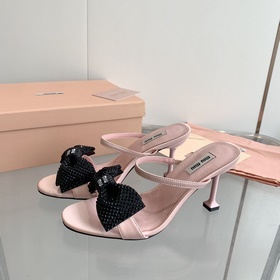 Модные сандалии miumiu весна-лето 2023 года из высококачественног
