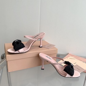 Модные сандалии miumiu весна-лето 2023 года из высококачественног