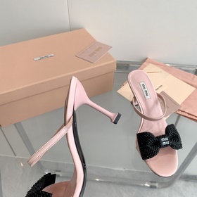 Модные сандалии miumiu весна-лето 2023 года из высококачественног