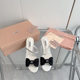 Модные сандалии miumiu весна-лето 2023 года из высококачественног