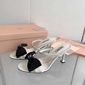 Модные сандалии miumiu весна-лето 2023 года из высококачественног