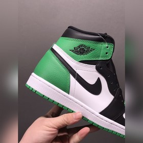 Air Jordan 1 High OG Lucky Green AJ1 Джо 1 Кельты Черно-зеленый D