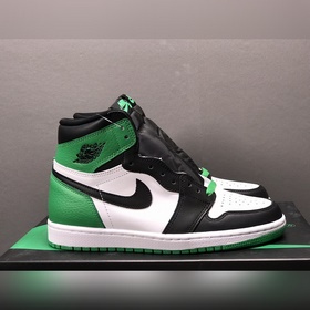 Air Jordan 1 High OG Lucky Green AJ1 Джо 1 Кельты Черно-зеленый D