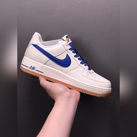 Nk Air Force 107 Low Cream Blue Air Force One низкие кроссовки NN