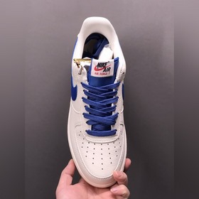 Nk Air Force 107 Low Cream Blue Air Force One низкие кроссовки NN