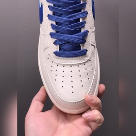 Nk Air Force 107 Low Cream Blue Air Force One низкие кроссовки NN