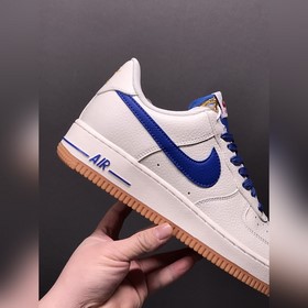 Nk Air Force 107 Low Cream Blue Air Force One низкие кроссовки NN