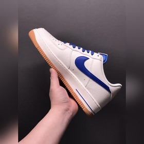 Nk Air Force 107 Low Cream Blue Air Force One низкие кроссовки NN