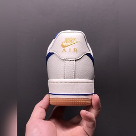 Nk Air Force 107 Low Cream Blue Air Force One низкие кроссовки NN