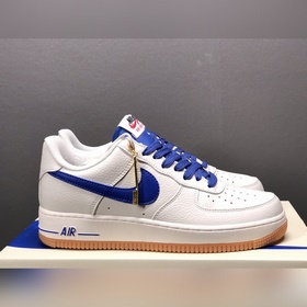 Nk Air Force 107 Low Cream Blue Air Force One низкие кроссовки NN