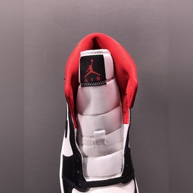 Чистый оригинал Air Jordan AJ1 Mid AJ1 Джо 1 черно-бело-красный с