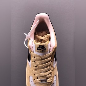 Nk Air Force 107 Low, хаки с черными вставками, низкие кроссовки 