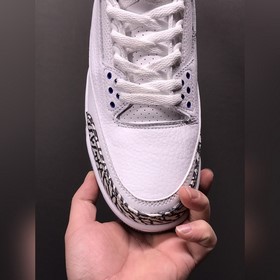 Air Jordan 3 Pine Green AJ3 Джо 3 Злодей Фиолетовый CT8532-105 Ра