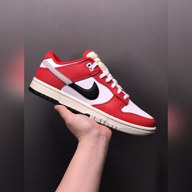 Nk Dunk Low SB University Red Бело-красные кроссовки для скейтбор