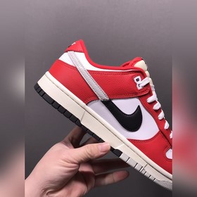 Nk Dunk Low SB University Red Бело-красные кроссовки для скейтбор