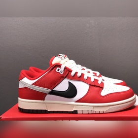 Nk Dunk Low SB University Red Бело-красные кроссовки для скейтбор