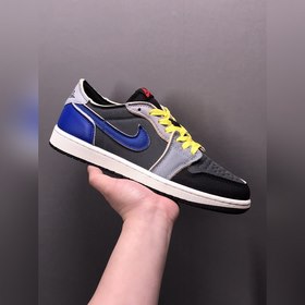 Air Jordan 1 Low Dark Smoke Grev AJ1 Джо 1 деконструированные низ