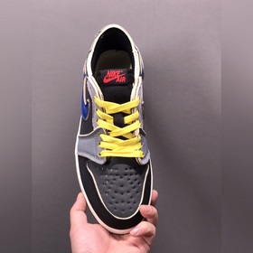 Air Jordan 1 Low Dark Smoke Grev AJ1 Джо 1 деконструированные низ