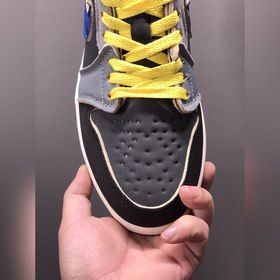 Air Jordan 1 Low Dark Smoke Grev AJ1 Джо 1 деконструированные низ