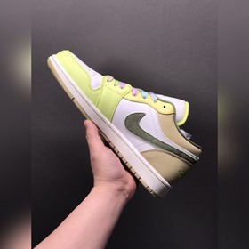 Air Jordan 1 Low Amarillo AJ1 Джо 1 низкие кроссовки для повседне