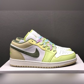 Air Jordan 1 Low Amarillo AJ1 Джо 1 низкие кроссовки для повседне