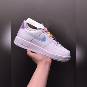 Nk Air Force 107 Low Радужные лазерные низкие кроссовки Air Force