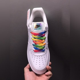 Nk Air Force 107 Low Радужные лазерные низкие кроссовки Air Force