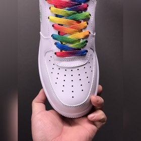 Nk Air Force 107 Low Радужные лазерные низкие кроссовки Air Force