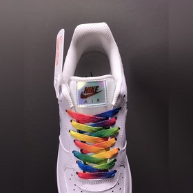 Nk Air Force 107 Low Радужные лазерные низкие кроссовки Air Force