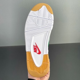 Air Jordan AJ4 x SB эксклюзивная коллаборация, зеленый и белый Пе