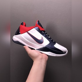 CK версия Nk Zoom Kobe V Protro «белый-синий-красный» Kobe 5 2023
