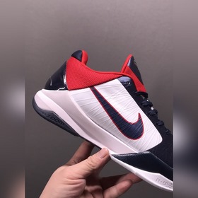 CK версия Nk Zoom Kobe V Protro «белый-синий-красный» Kobe 5 2023
