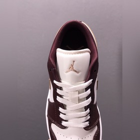 Air Jordan 1 Low AJ1 Джо 1 бело-коричневые низкие кроссовки для п