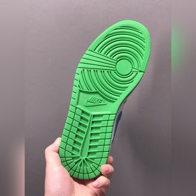 Air Jordan 1 Low AJ1 Джо 1 бело-зеленые низкие кроссовки для повс