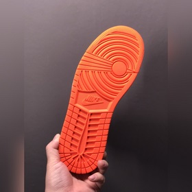 Чистый оригинал Air Jordan 1 Mid Surface AJ1 Джо 1 бело-оранжевый