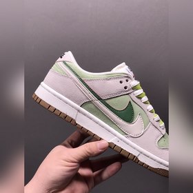 Nk SB Dunk Low 85 серый и красный с двойным логотипом SB низкие к