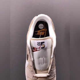 Nk SB Dunk Low 85 бело-коричневые кроссовки с двойным логотипом S