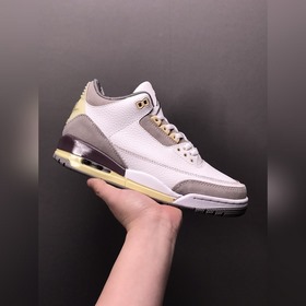 Air Jordan 3 Retro SP Medium Grey AJ3 Джо 3 бело-серый с трещинам
