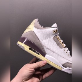 Air Jordan 3 Retro SP Medium Grey AJ3 Джо 3 бело-серый с трещинам
